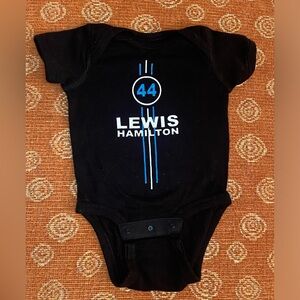 Lewis Hamilton baby onesie size 6 mo